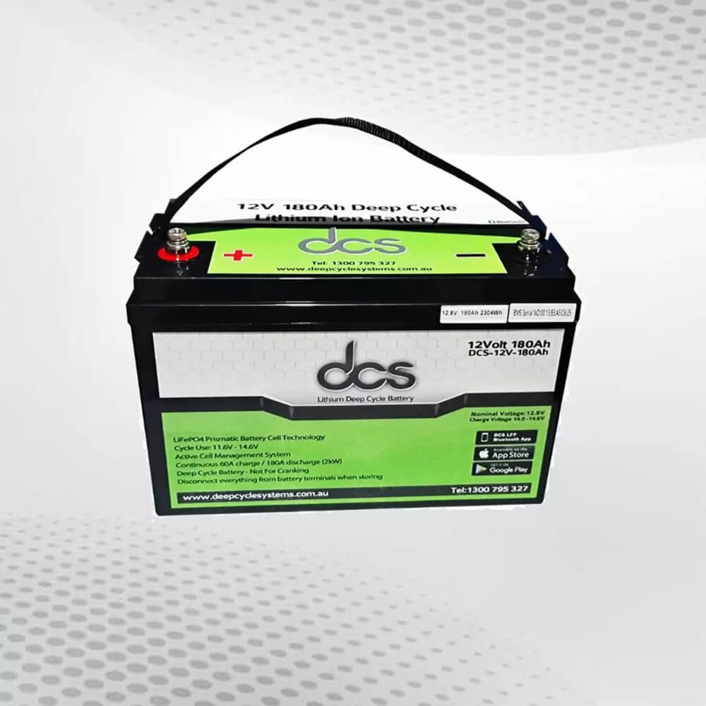 DCS 12V 180AH LITHIUM ION DEEP CYCLE BATTERY AutoElecOz
